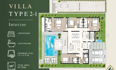 For sale 4 bedrooms house in Bang Lamung, Chonburi