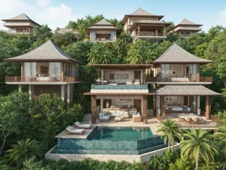 À vendre 3 chambres villa à Ko Pha-ngan, Surat Thani