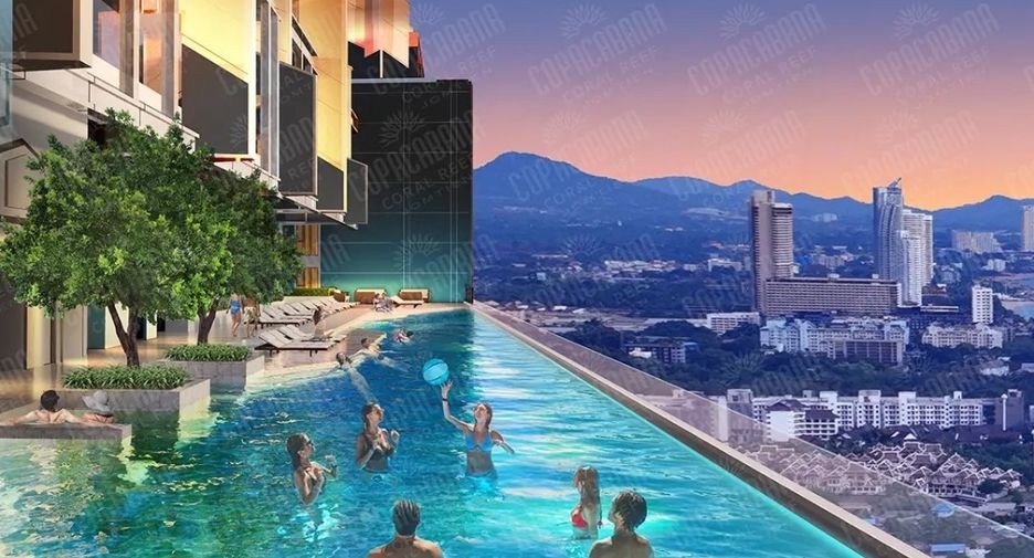 Condo en alquiler de 1 habitaciones en Jomtien, Pattaya