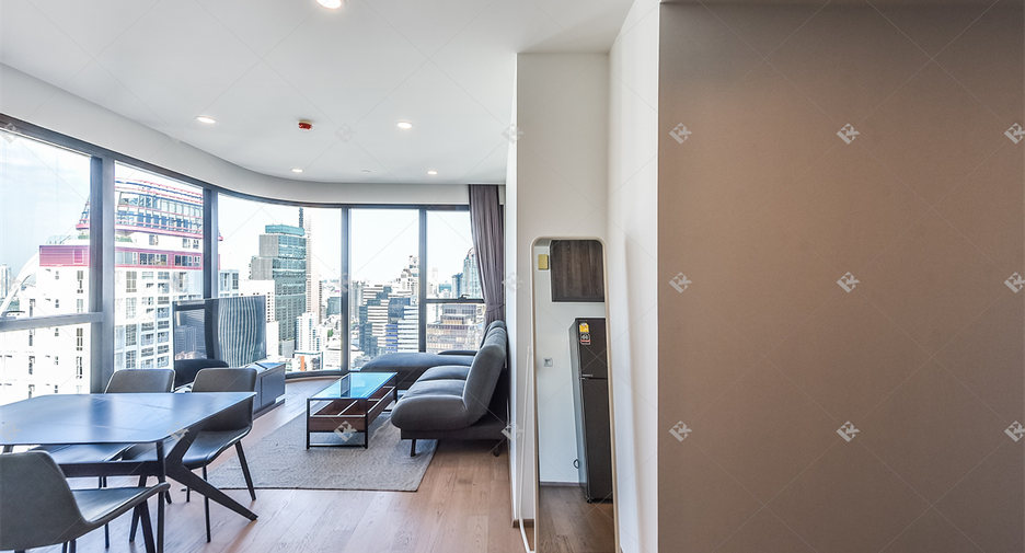 Condo en alquiler de 2 habitaciones en Bang Rak, Bangkok