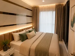 À louer 1 chambre condo à Huai Khwang, Bangkok