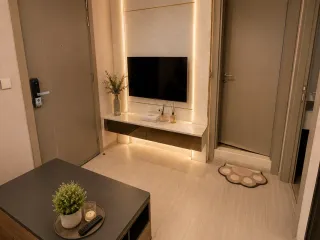 À louer 1 chambre condo à Huai Khwang, Bangkok