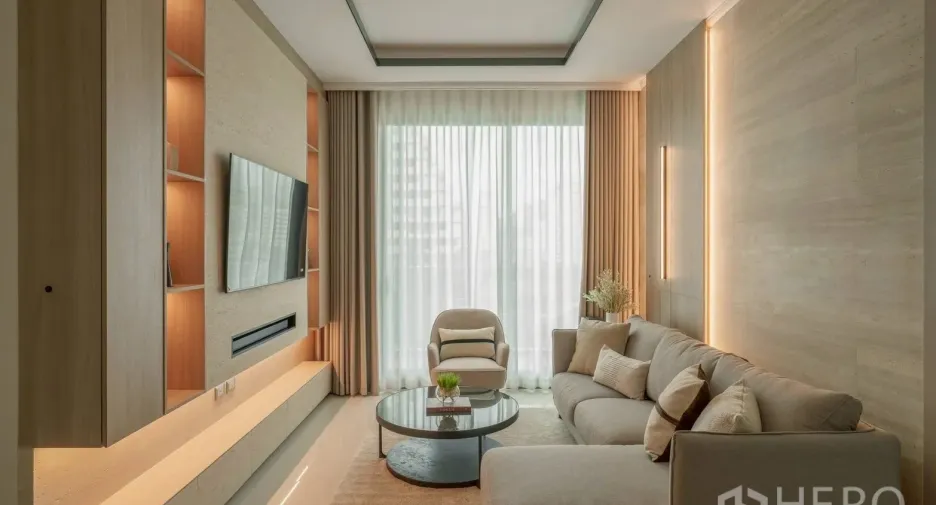 For rent 2 bedrooms condo in Watthana, Bangkok