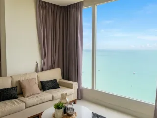 For rent and for sale 2 bedrooms condo in Bang Saray, Pattaya