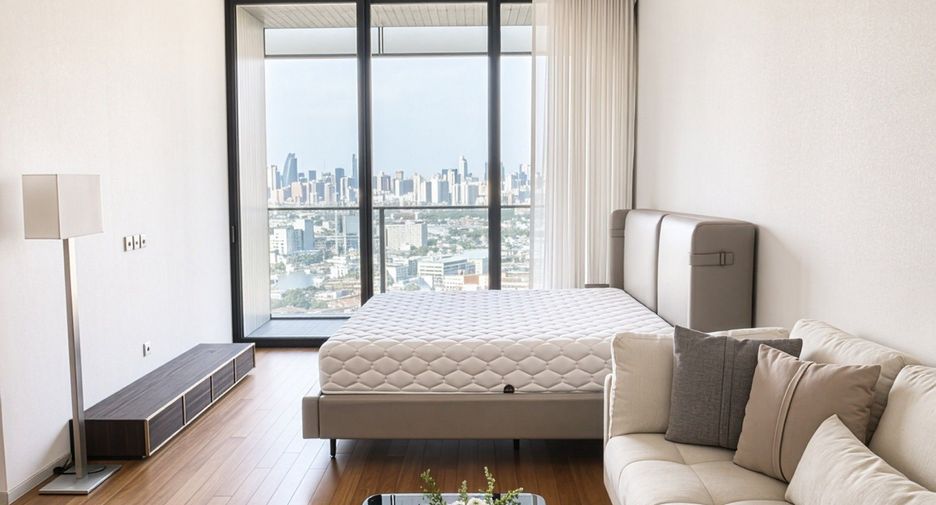 For rent 2 bedrooms condo in Khlong San, Bangkok