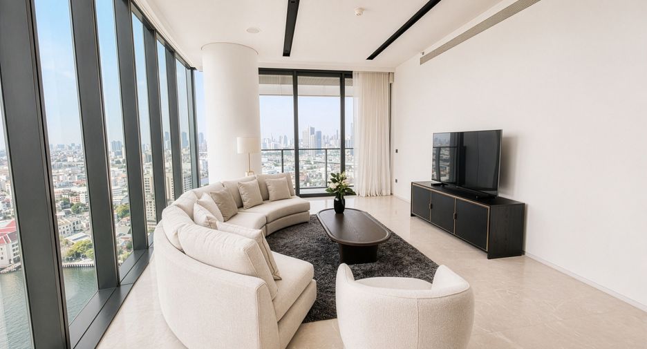 For rent 2 bedrooms condo in Khlong San, Bangkok
