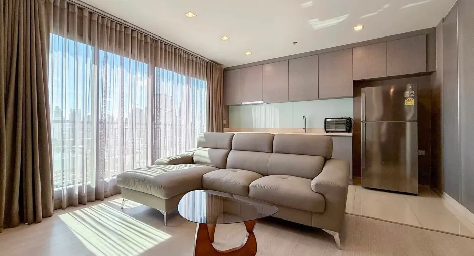 Condo en alquiler de 2 habitaciones en Khlong Toei, Bangkok