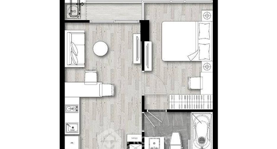 Condo en alquiler de 1 habitaciones en Watthana, Bangkok