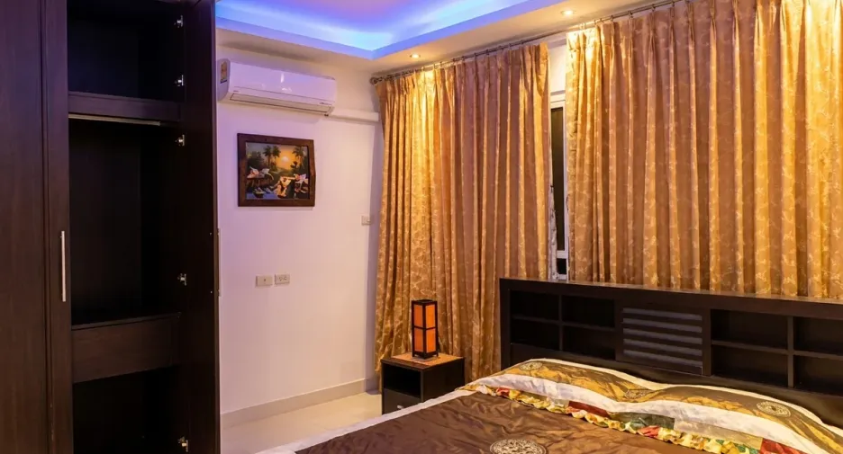 À louer 2 chambres condo à Bang Lamung, Chonburi