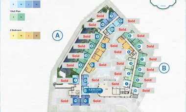 Apartamento en venta de 2 habitaciones en Mueang Phuket, Phuket