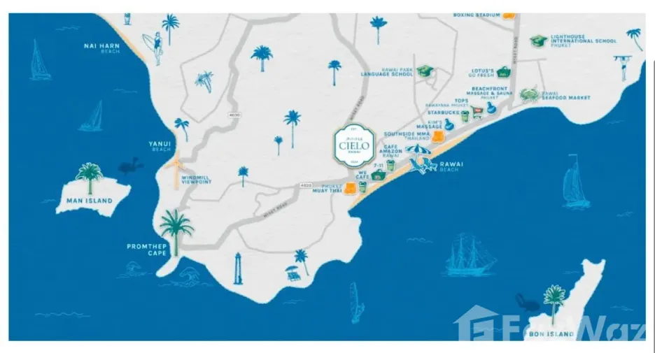 Apartamento en venta de 2 habitaciones en Mueang Phuket, Phuket