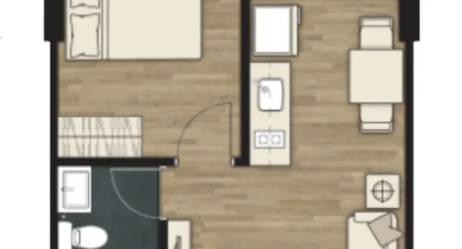 For sale 1 bed condo in Bang Kapi, Bangkok