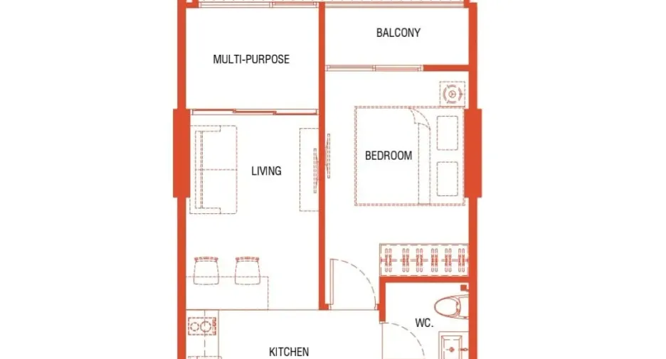Condo en venta de 1 habitaciones en Thalang, Phuket