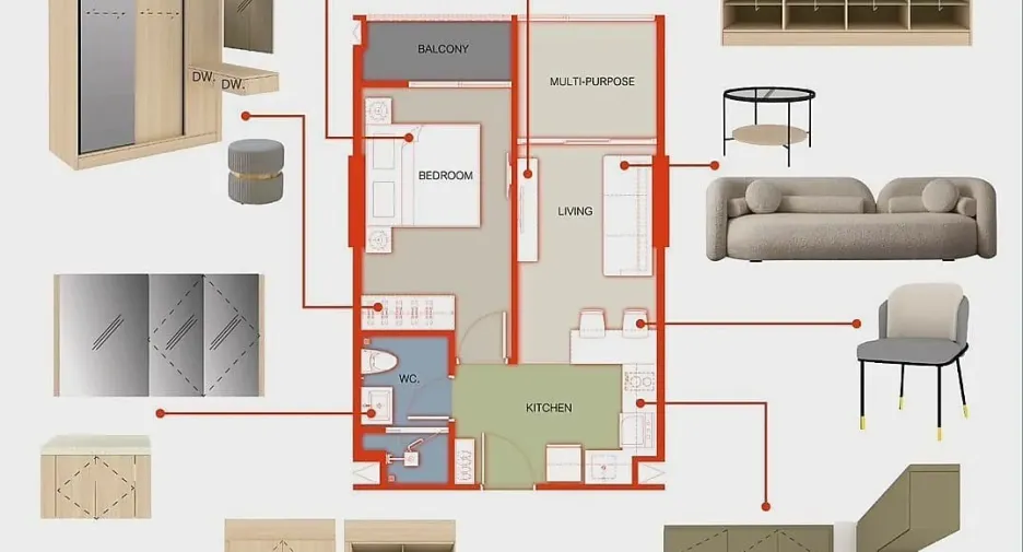 Condo en venta de 1 habitaciones en Thalang, Phuket