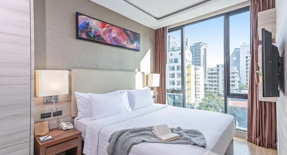 À louer 1 chambre hôtel à Khlong Toei, Bangkok