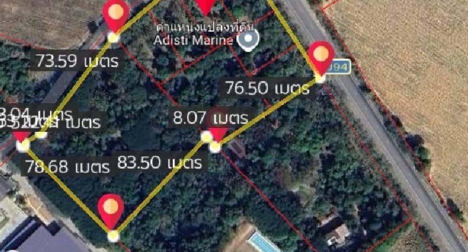 出售 土地 在 Bang Lamung, Chon Buri