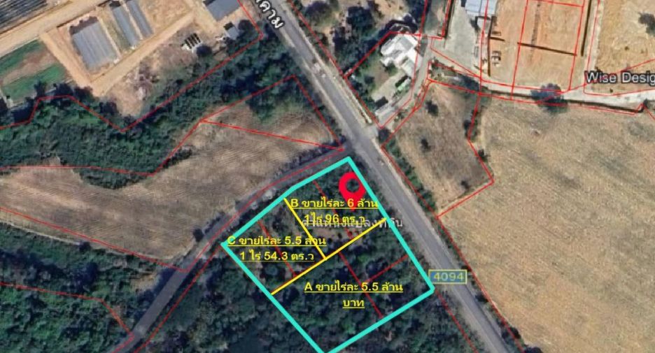 For sale land in Bang Lamung, Chonburi