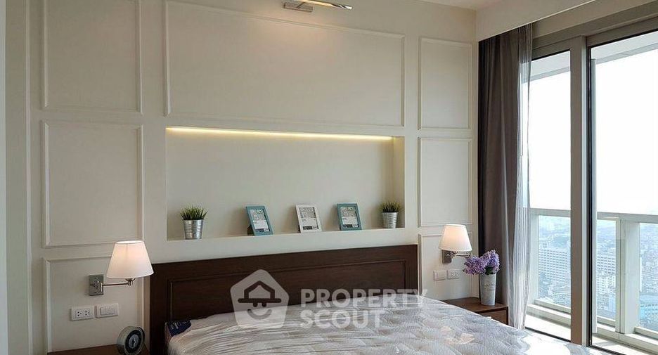 For rent 2 bedrooms condo in Sathon, Bangkok