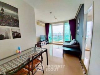 Condo en alquiler de 2 habitaciones en Huai Khwang, Bangkok