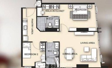 À vendre 2 chambres condo à Watthana, Bangkok