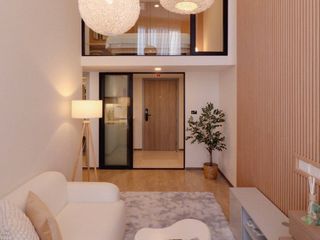 Condo en alquiler de 2 habitaciones en Huai Khwang, Bangkok