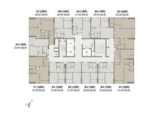 Condo en venta de 1 habitaciones en Bang Rak, Bangkok