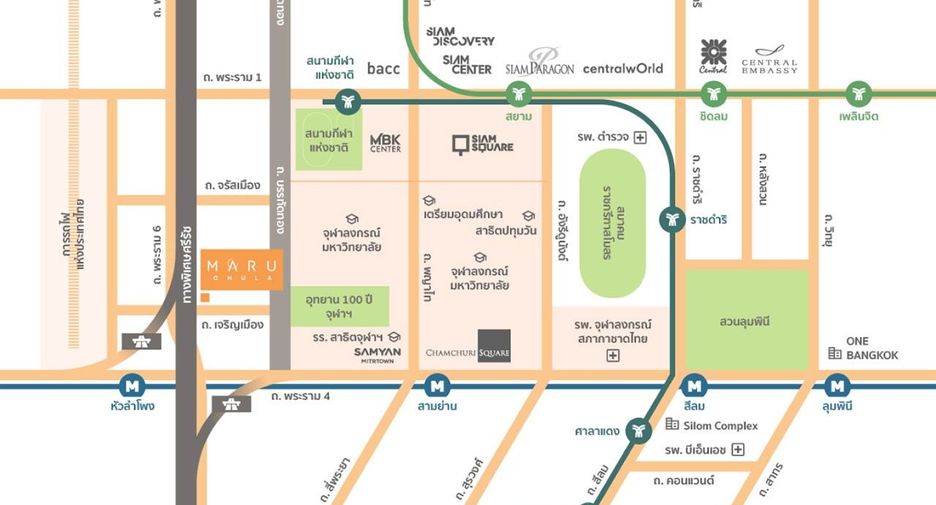 Condo en venta de 1 habitaciones en Bang Rak, Bangkok