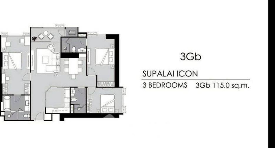 For rent 3 bedrooms condo in Sathon, Bangkok