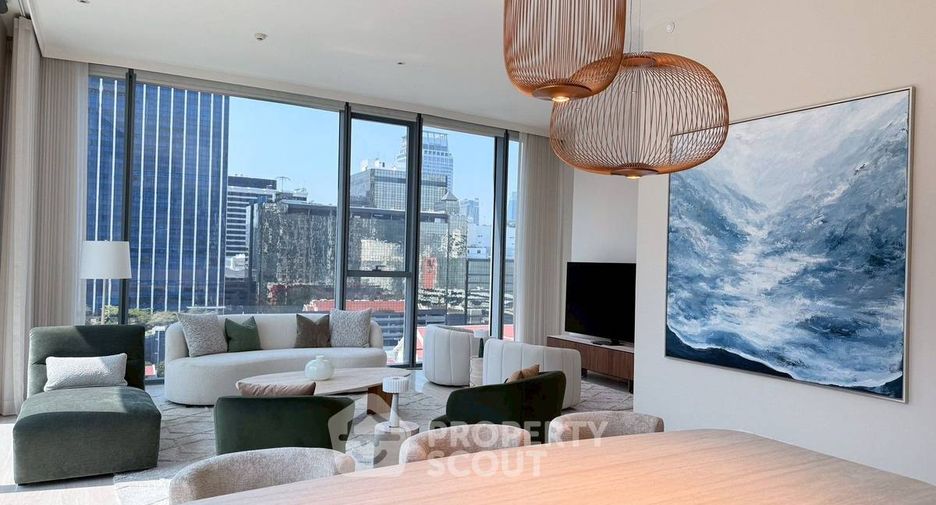 For rent 2 bedrooms condo in Pathum Wan, Bangkok