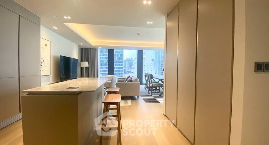 Wohnung zur Miete mit 2 Zimmer in Pathum Wan, Bangkok