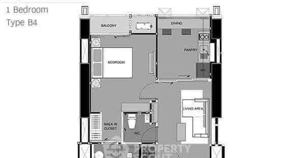 Condo en alquiler de 1 habitaciones en Phaya Thai, Bangkok