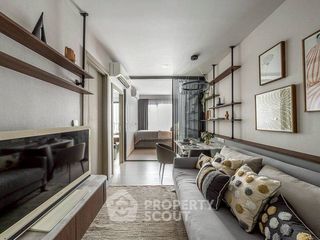 Condo en alquiler de 2 habitaciones en Huai Khwang, Bangkok