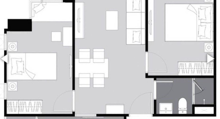 For rent 2 bedrooms condo in Khlong San, Bangkok