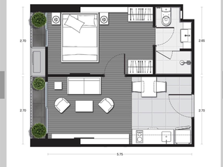 Condo en venta de 1 habitaciones en Phaya Thai, Bangkok