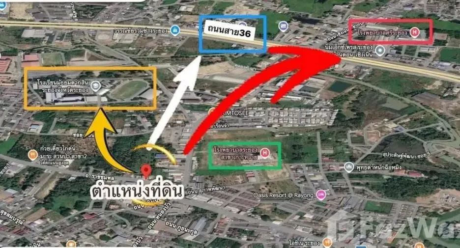 Casa adosada en venta de 5 habitaciones en Mueang Rayong, Rayong