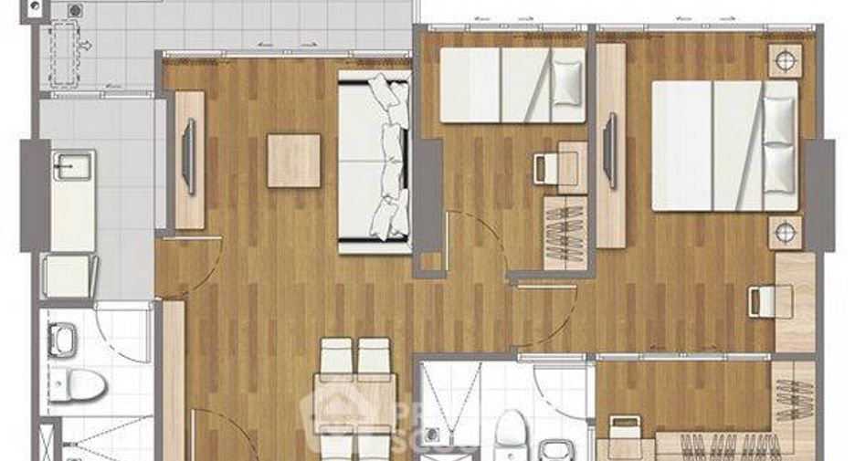 Wohnung zur Miete mit 2 Zimmer in Bang Sue, Bangkok