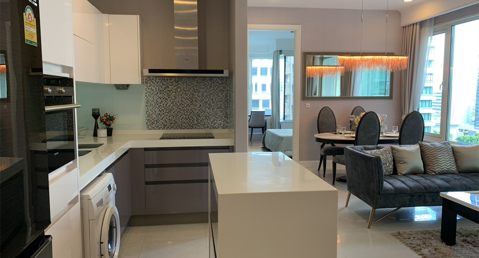 Condo en alquiler de 2 habitaciones en Pathum Wan, Bangkok