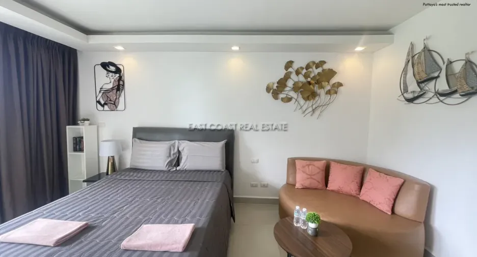 For rent and for sale 1 bed condo in Bang Lamung, Chonburi