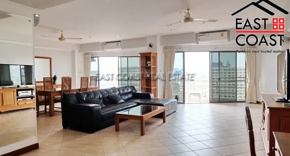 For rent and for sale 3 bedrooms condo in Jomtien, Pattaya