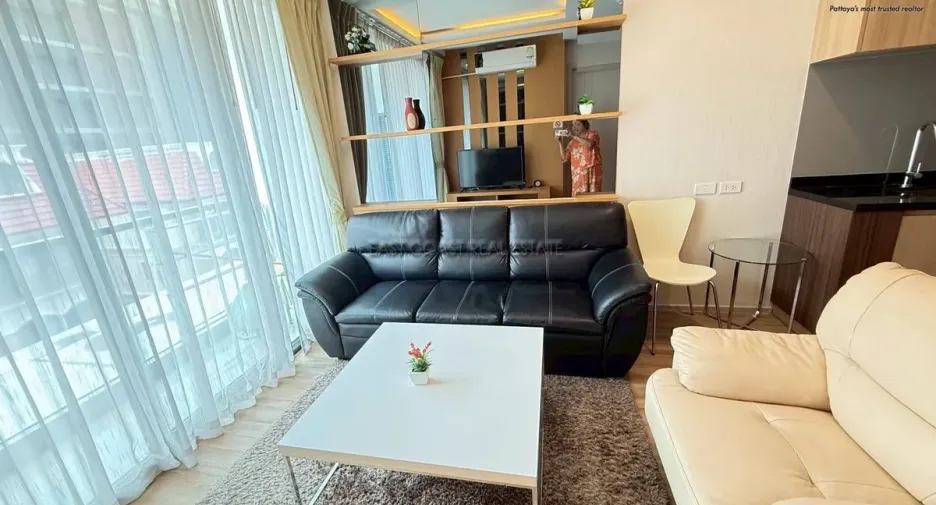 À louer 1 chambre condo à Bang Lamung, Chonburi