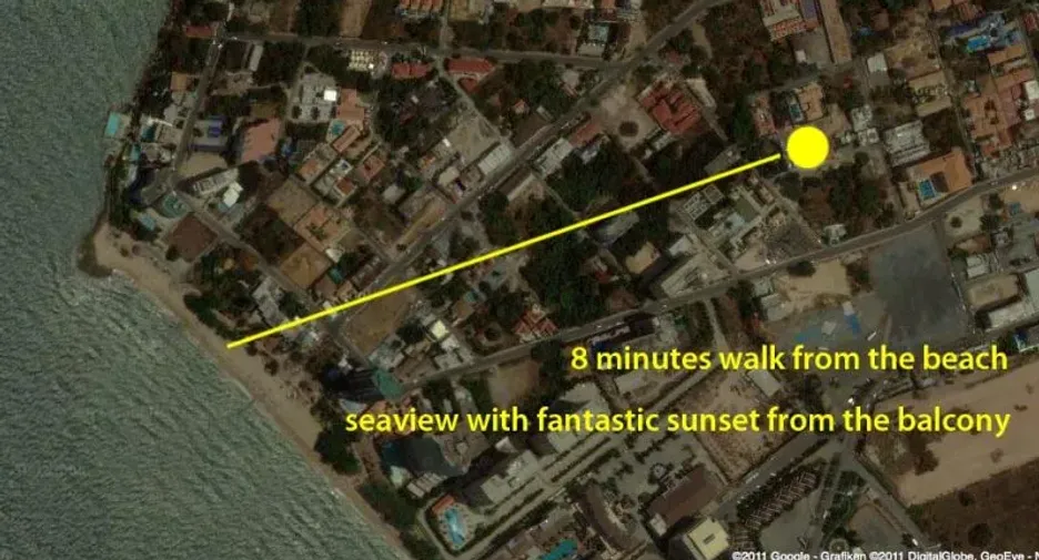 Condo en alquiler de 1 habitaciones en Bang Lamung, Chonburi