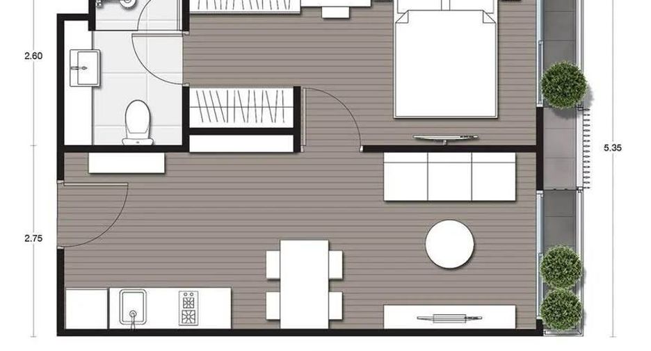 For sale 1 Beds condo in Khlong Toei, Bangkok