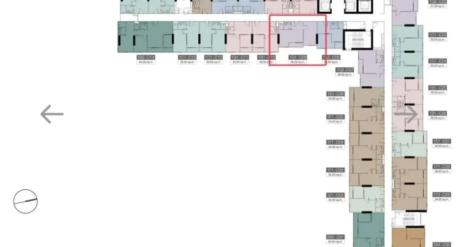 Продажа 1 кровать кондо в Пхаси Чароен, Бангкок