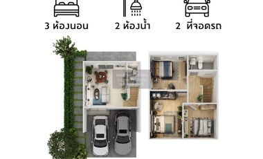 Casa adosada en venta de 3 habitaciones en Mueang Samut Prakan, Samut Prakan