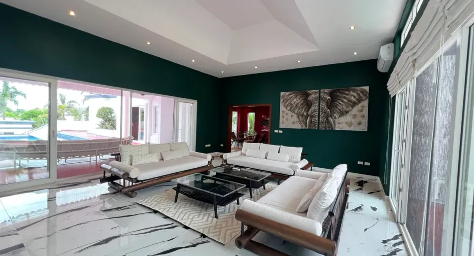 For rent and for sale 4 bedrooms house in Bang Lamung, Chonburi