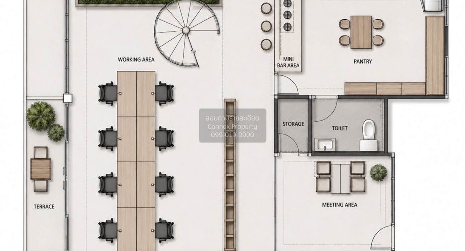 Condo en alquiler de 1 habitaciones en Mueang Samut Prakan, Samut Prakan