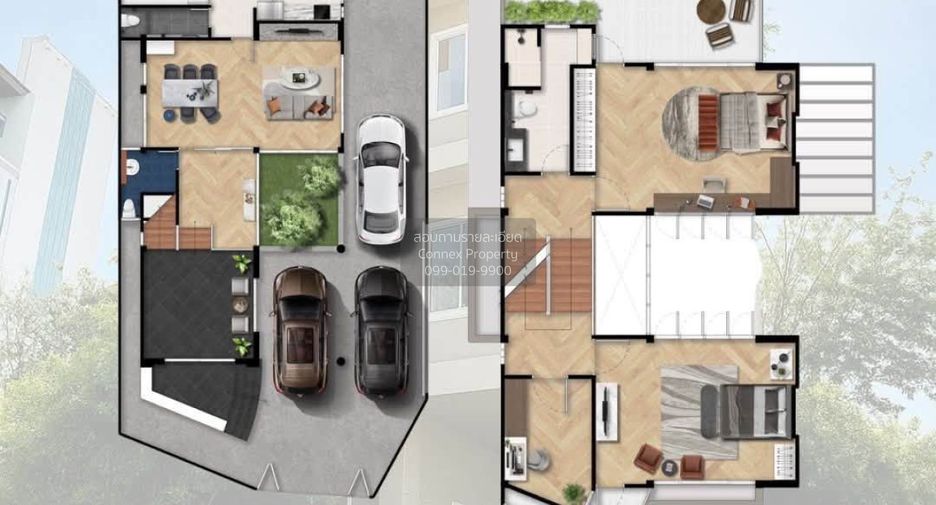 For rent 5 bedrooms townhouse in Thon Buri, Bangkok