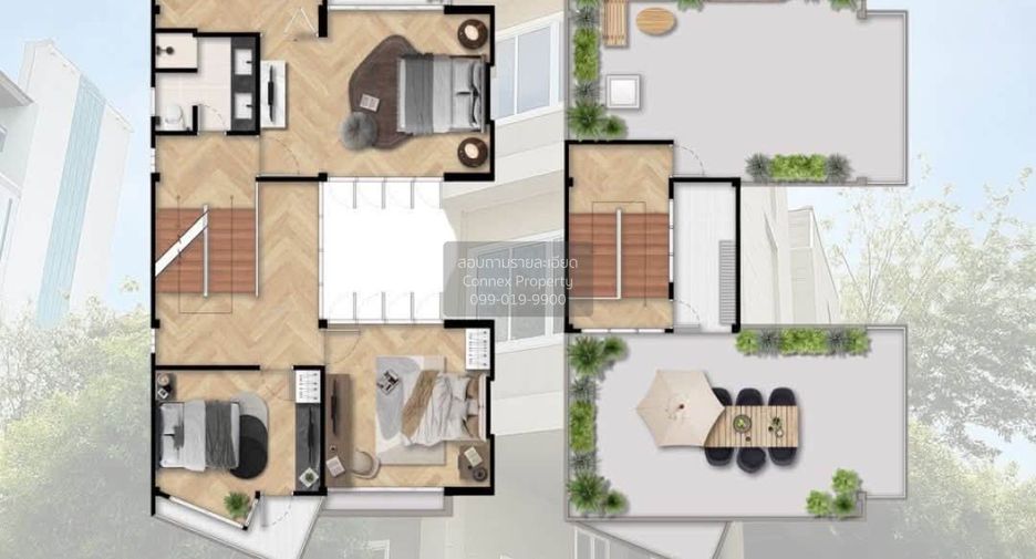 For rent 5 bedrooms townhouse in Thon Buri, Bangkok