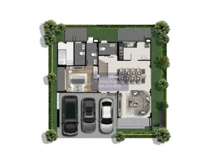 For rent 3 ベッドルーム house in Khlong Luang, Pathum Thani