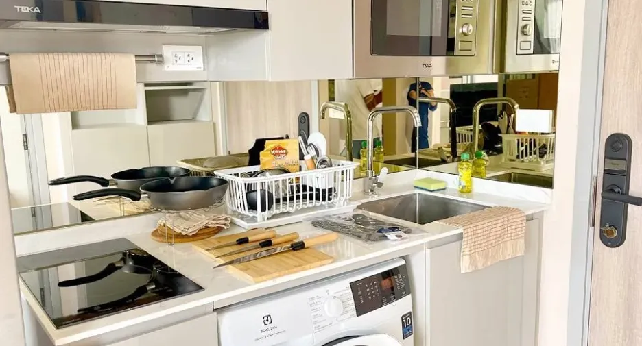 For rent 1 bed condo in Huai Khwang, Bangkok